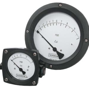  25-1012-P5-A2P-1-GY 2.5 Differential Gauge 2 X 1/4 NPT Back Conn Glycerin Filled Piston Type Differential Pressure Gauge