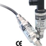  100-1000-2-1-2-7-ST8 Pressure Transmitter, 0 psig to 1000 psig, 0.25% Accuracy (BFSL), 4 mA to 20 mA Output, 1/4 NPT Male, Mini-Hirschmann, 0.8 mm SS Threaded Orifice