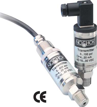 100_Series_Trans-med 100-30/30-1-1-2-36 Current output pressure transmitter, -30 inHg to 30 psig, 0.5% Accuracy (BFSL), 4 mA to 20 mA Output, 1/4 NPT Male, Integral Cable 36 in - Image 1