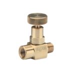  101-FFB-EM1-PM2 1/8 NPT, Female x Female, Brass, EPDM O-Ring, Panel Mount, Hard Seat Mini Valve