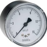  25-210-15-inH2O 1/4 NPT Back Conn 2.5 Diaphragm Gauge