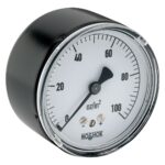  25-210-30-inH2O-SSC 1/4 NPT Back Conn 2.5 Low Pressure Gauge, SS Case