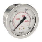  25-911-30/30-psi/kPa 1/4 NPT Back Conn 2.5 SS Case Filled Gauge