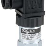  300H-3-2-145/1750-8 Mechanical Pressure Switch, 1 SPDT Switch, 1/4 NPT Male Conn, 145 psig to 1750 psig Adjustment, Hirschmann Conn