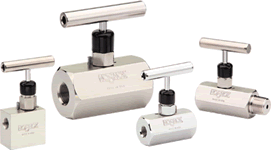 400a 404-FFAC-PM2 1/2 NPT, Female x Female, Angle, Steel, Panel Mount, Hard Seat Needle Valve - Image 1