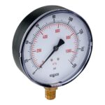  40-100-100-psi/kPa 1/4 NPT Bottom Conn 4 ABS DRY Gauge