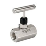  412-FFS-EM1-PM2 1-1/2 NPT, Female x Female, 316 SS, EPDM O-Ring, Panel Mount, Hard Seat Needle Valve