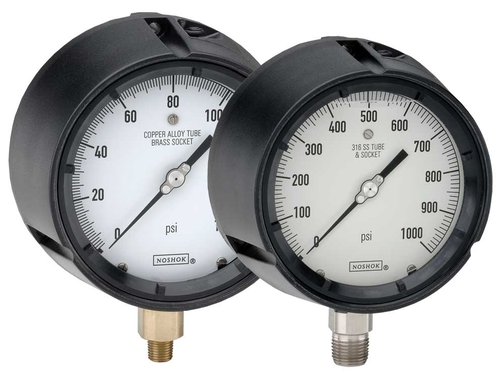 600_700_Series_Gauge_LG 45-640-300-psi 1/4 NPT Bottom Conn, 4.5 Process Gauge - Image 1