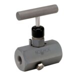 604-FFC-PM1 1/2 NPT, Female x Female, Steel, Panel Mount, Hard Seat Block & Bleed Valve