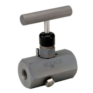  604-FFC-PM1 1/2 NPT, Female x Female, Steel, Panel Mount, Hard Seat Block & Bleed Valve
