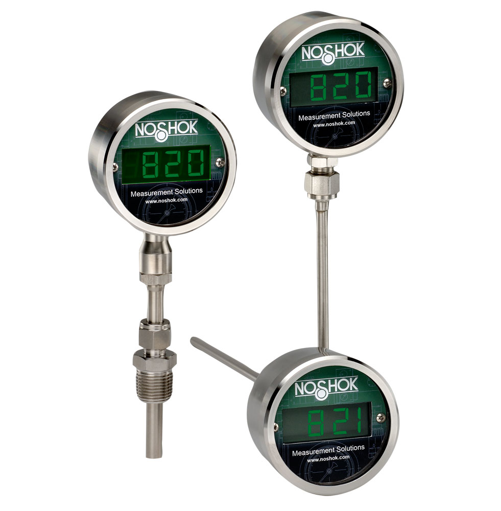 820-821-series-LG 820-1-1U-2-50/300-48-060-6 4-20 mA Upscale Burnout 1/4 NPT M 12 X 1 Bottom Conn 6 Stem 6 mm Diameter Digital Temperature Indicator - Image 1