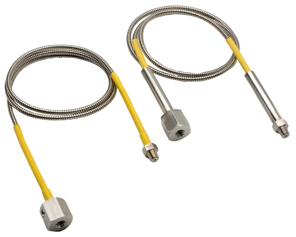 caplillaries-lg AC-02-02-16 SS 1/4 NPT 16 ft Conn Armored Capillary - Image 1