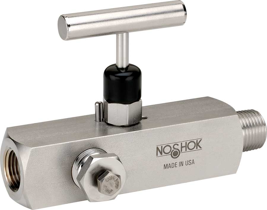 multiport-large 30604-MFS 3/4 x 1/2 NPT, Male x Female, 316 SS, Soft Seat Multiport Valve - Image 1