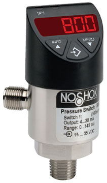 noshok-800-ps-360 800-1-2-15-2 Electronic Indicating Pressure Transmitter/Switch - Image 1