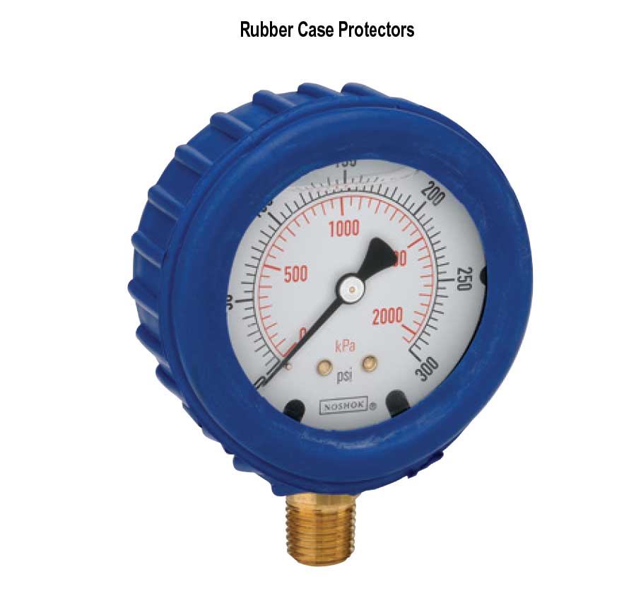 rubber_case_protector_25-1234590RCP_LG 25-123459-1-RCP 2.5 Rubber Case Protector Back Connected Gauge - Image 1