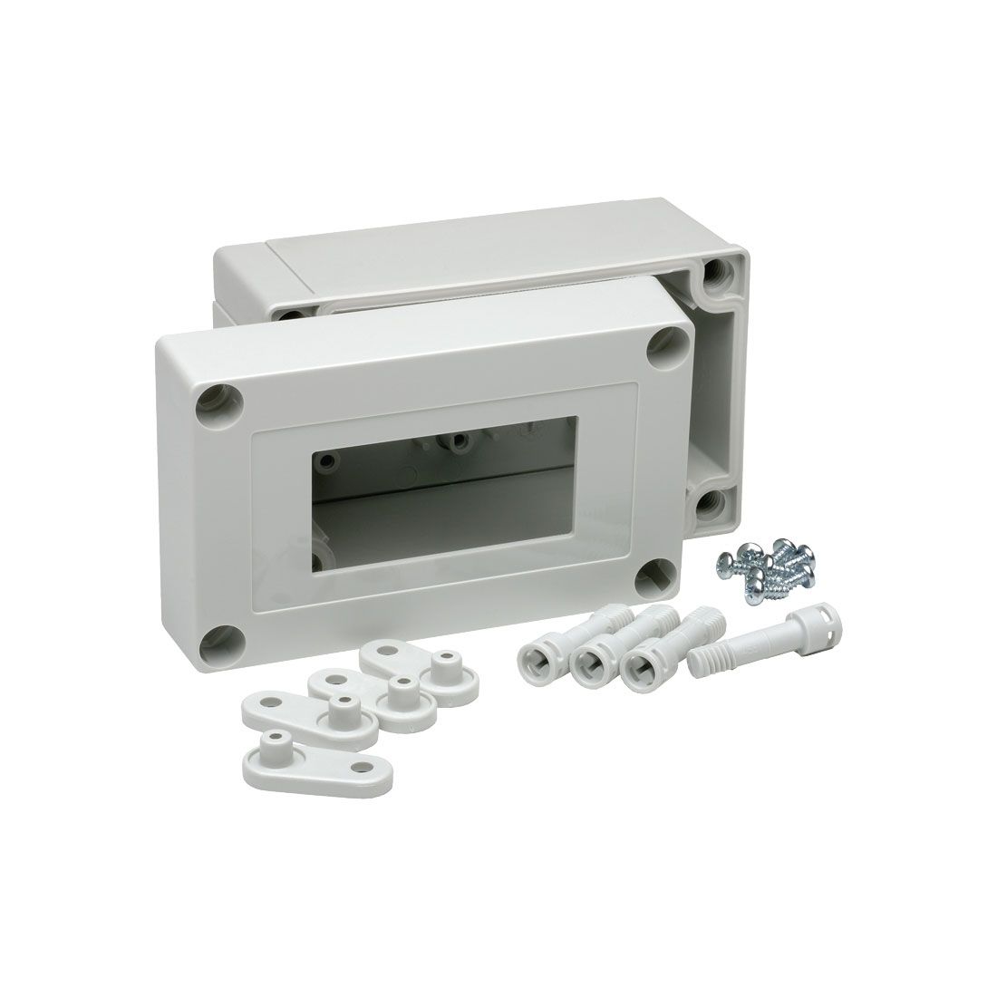 white-fiberglass-nema-enc2-1_1 1950-ENC2 NEMA 4 Enclosure Fiberglass - Image 1