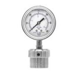 Pic Gauges 301LFW-254CC 2 1/2" 30"-0-30 PSI 1/4"LOWER WELDED 316SS T&S,GLY.FILLED
